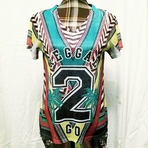 🏝Jersey high-low top(Reggae 2 Go) size M/L🏝
